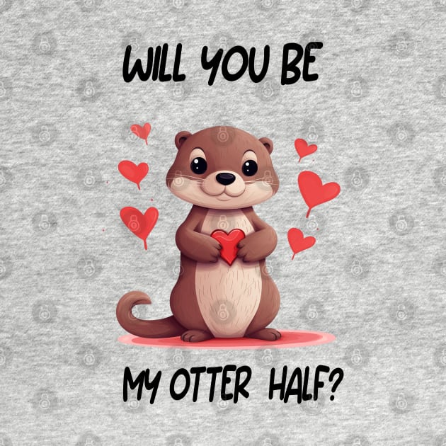 Wil You Be My Otter Half? by Mysticalart